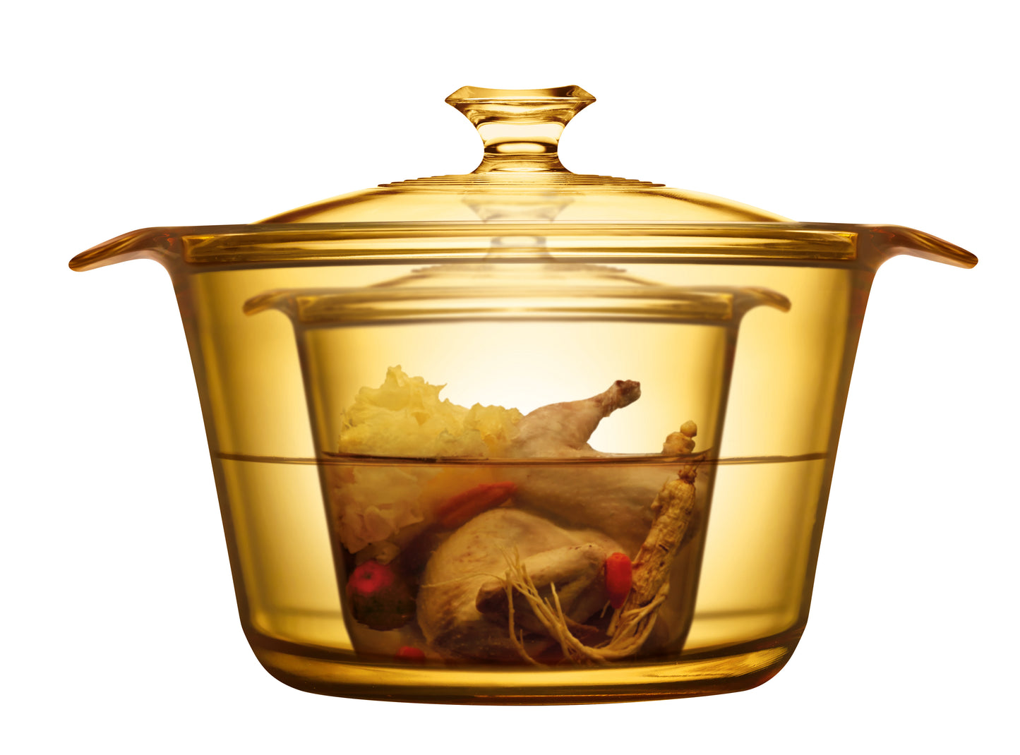 Visions Flair Covered Casserole 3.8L & Stewpot 1.2L