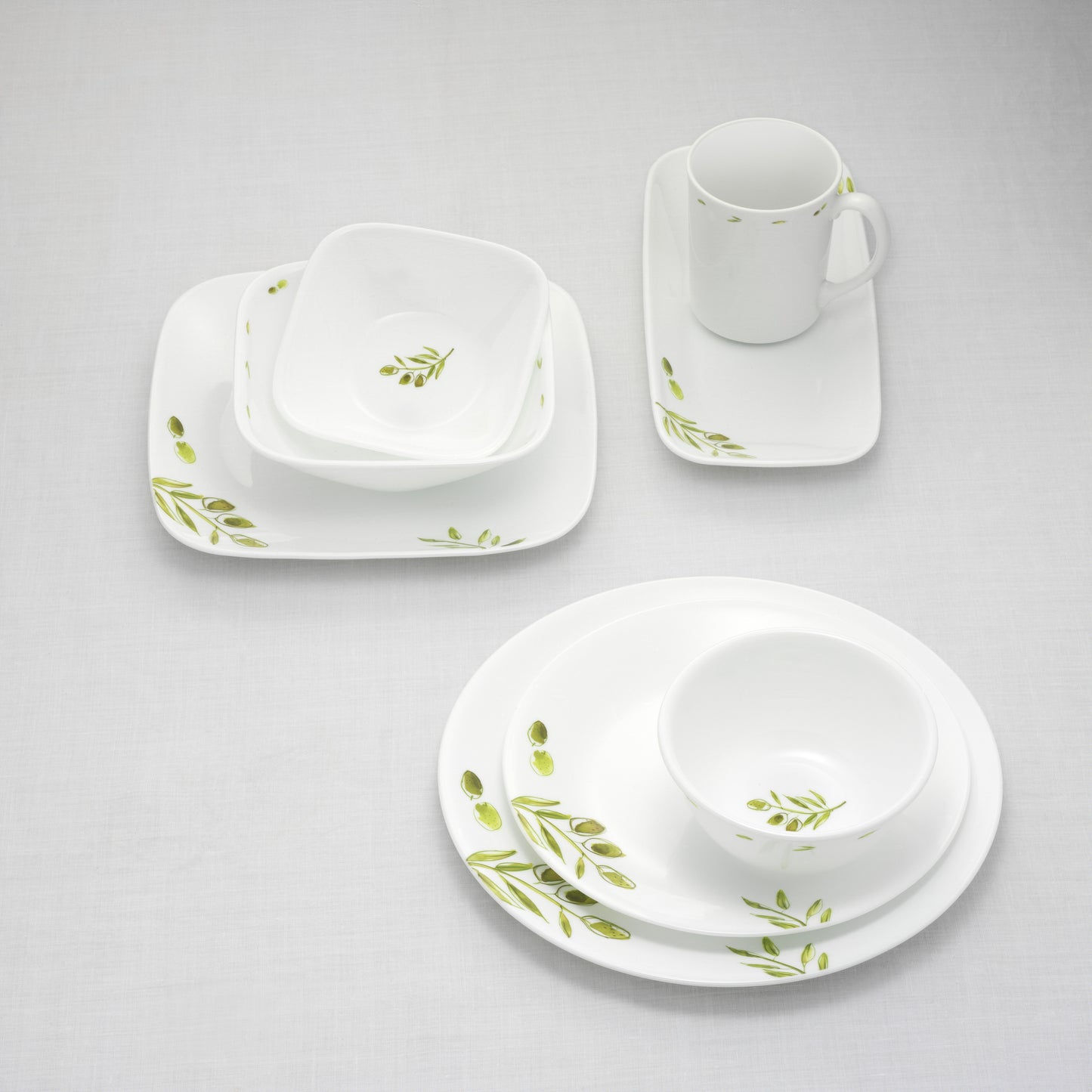 Corelle Soup Plate 17cm - Olive Garden