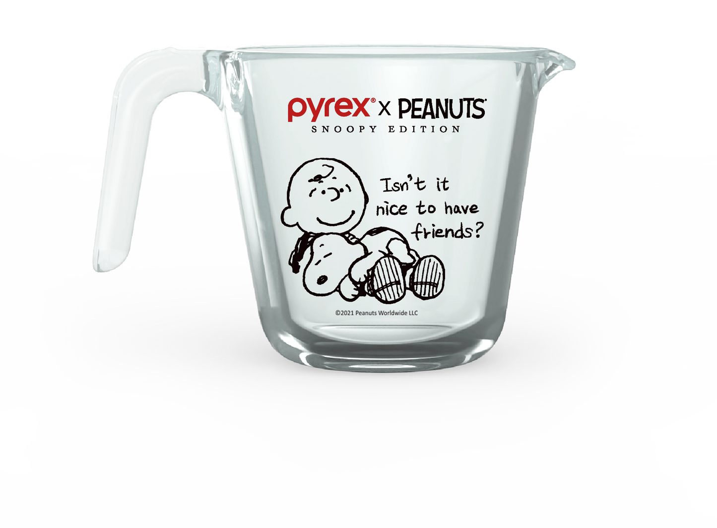 Pyrex Metal Springform 2pc Set (23cm Square & 20cm Round) & Measuring Cup 500ml & 1L - Snoopy Bold