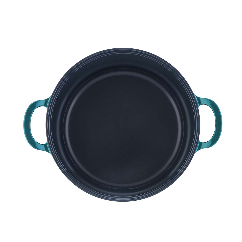 Corningware Retroflam Casserole 24cm with Diecast Lid - Green Emerald