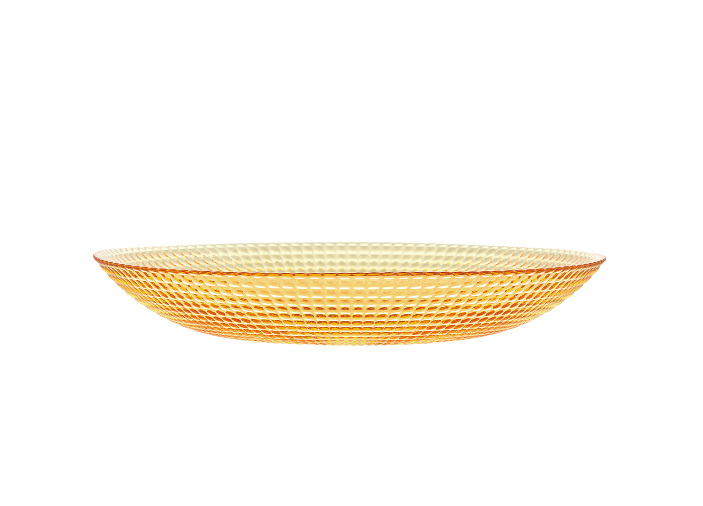 Visions Amber Dinnerware - Rings Deep Plate 21.5cm 2pc Set