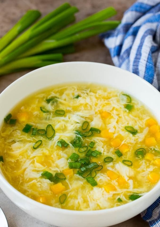 Egg Drop, Tofu, Crab Meat Soup
