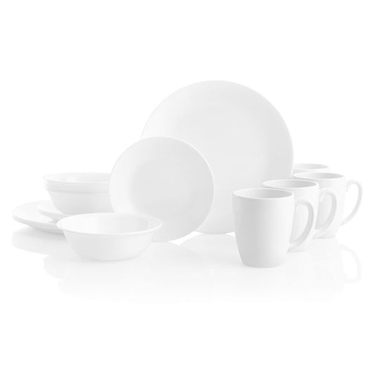 Corelle Dinnerware 16pc Set - Winter Frost White