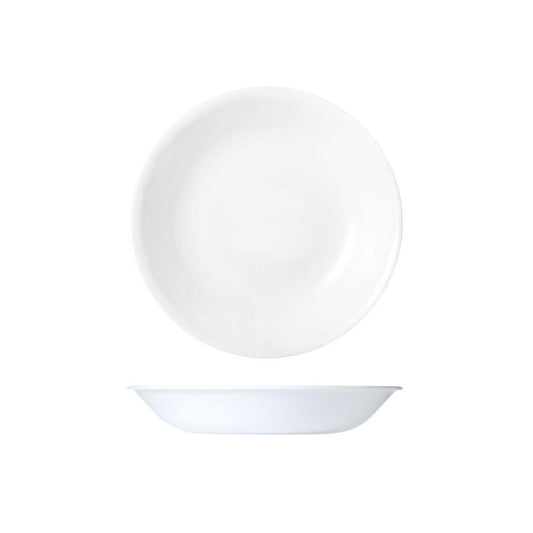 Corelle Soup Plate 17cm 2pc Set - Winter Frost White