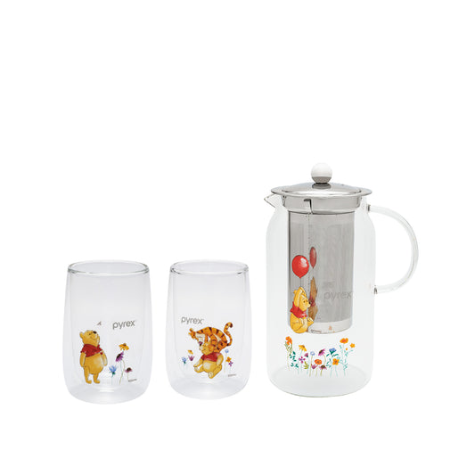 Pyrex Teapot 3pc Set - Winnie the Pooh