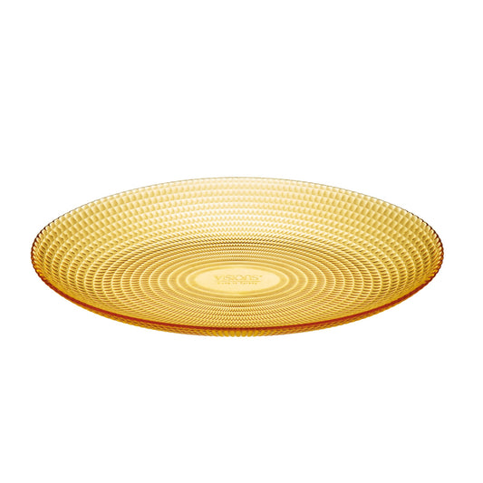 Visions Amber Dinnerware - Rings Fish Plate 30cm 2pc Set