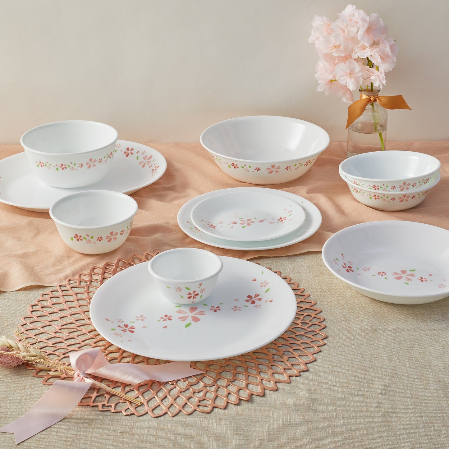Corelle Soup Plate 17cm - Hanami Blossom