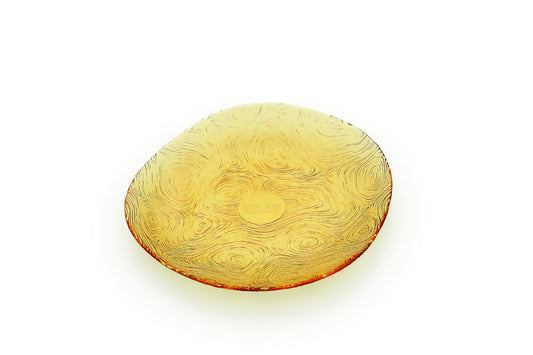 Visions Amber Dinnerware  - Waves Dessert Plate 19cm