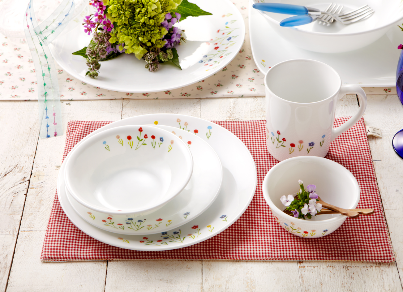 Corning dinner set best sale